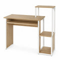 Bureau Rectangulaire en Bois avec Tiroir Noir 120cm x 55cm x 75cm