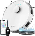 Aspirateur, APP, connexion Wi-Fi, 2 en 1, pour tapis et tissus d'ameublement, blanc