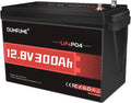 LiFePO4 Batterie lithium LiFePO4 et batterie solaire à décharge profonde, 300Ah, 12V, pour camping et camping-car