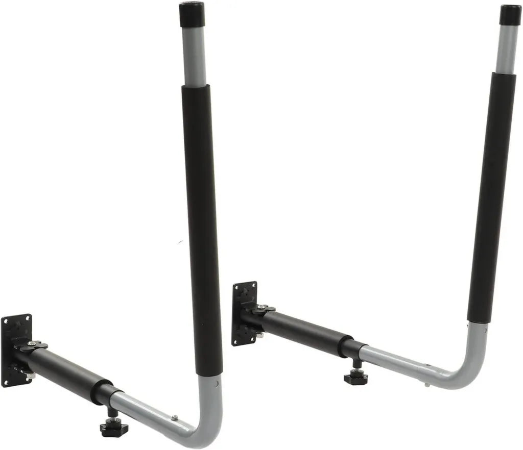 Supports Muraux en Aluminium pour Kayak avec Protection en EVA - Lot de 2