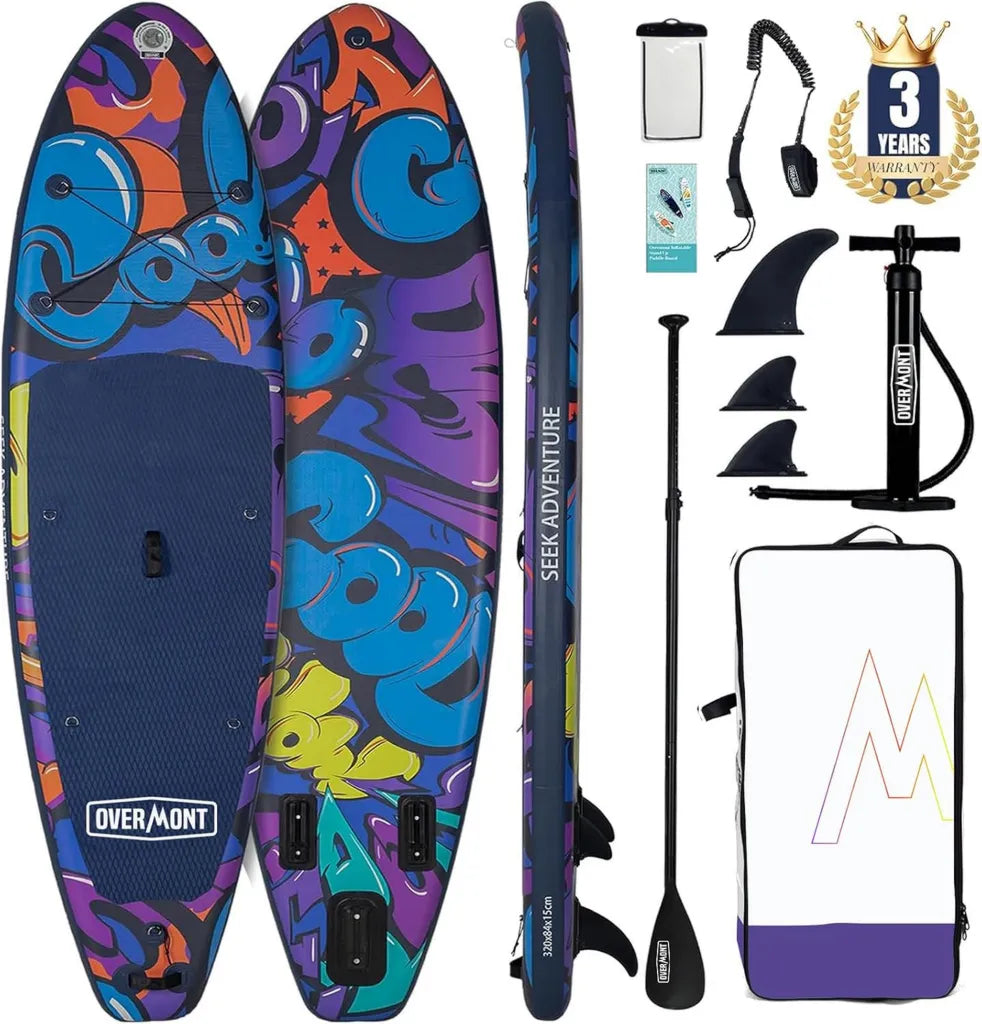 Planche de Paddle Gonflable 323 cm Adulte - Kit Complet avec Accessoires