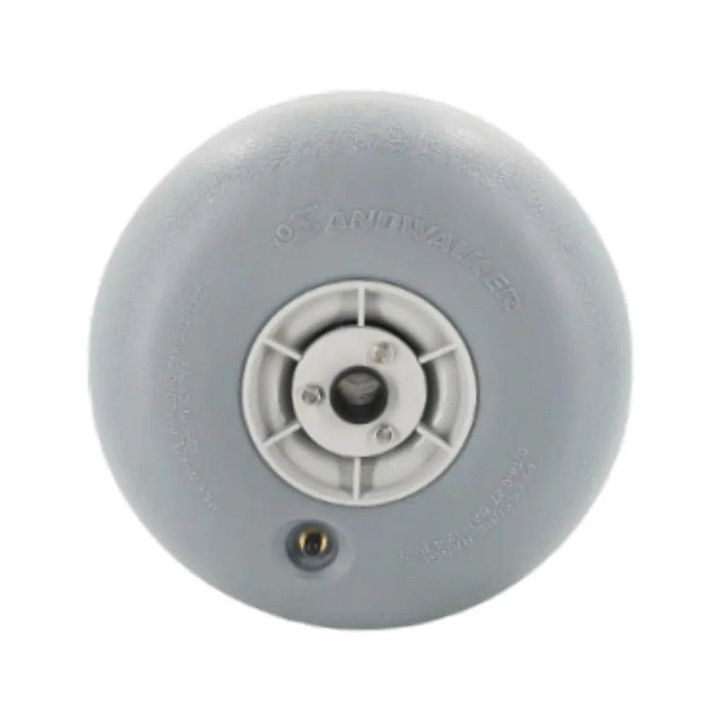 Roues de plage gonflables 9 pouces, charge 60 kg, pneu gris pour chariot de kayak