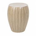 Tabouret en céramique verte 45 cm