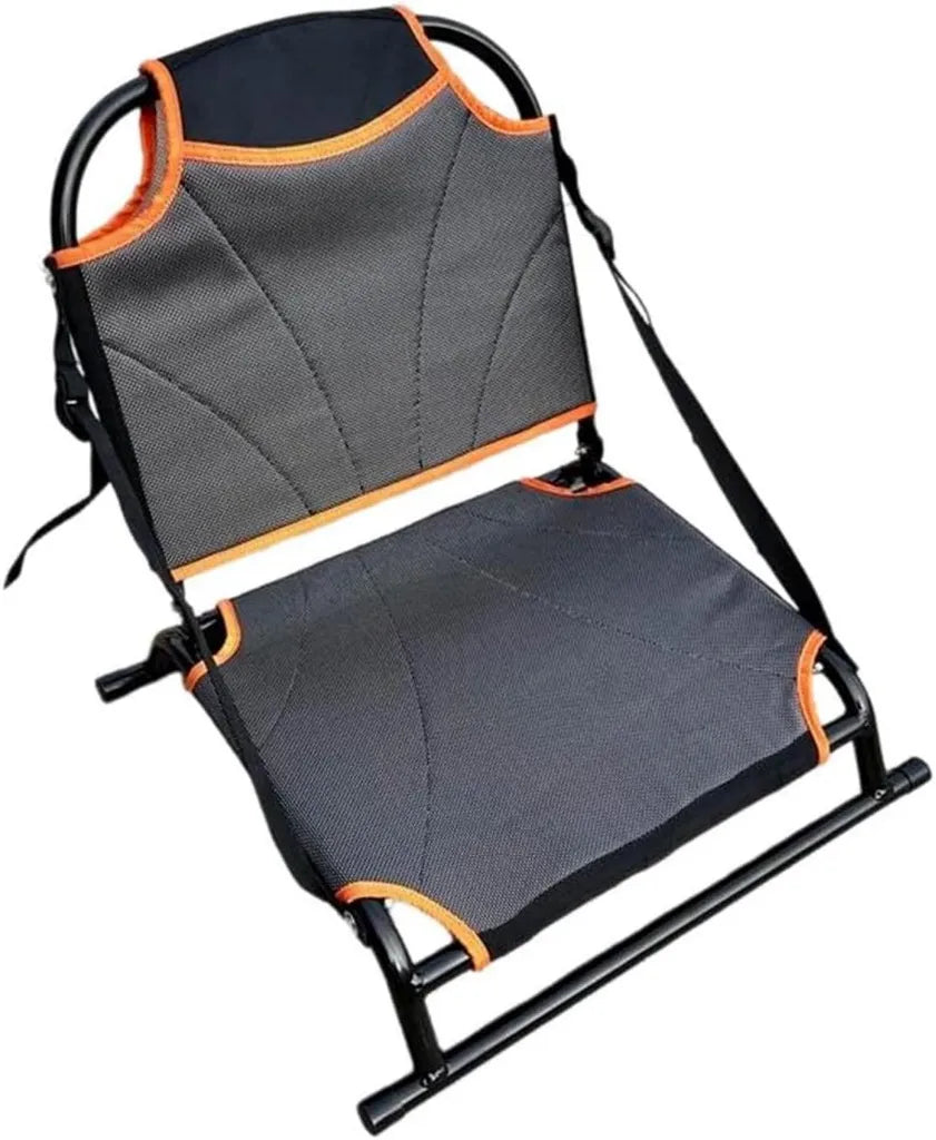 Siège de kayak pliable et léger, dossier réglable, cadre aluminium, tissu imperméable, pour kayak, SUP, pêche, camping