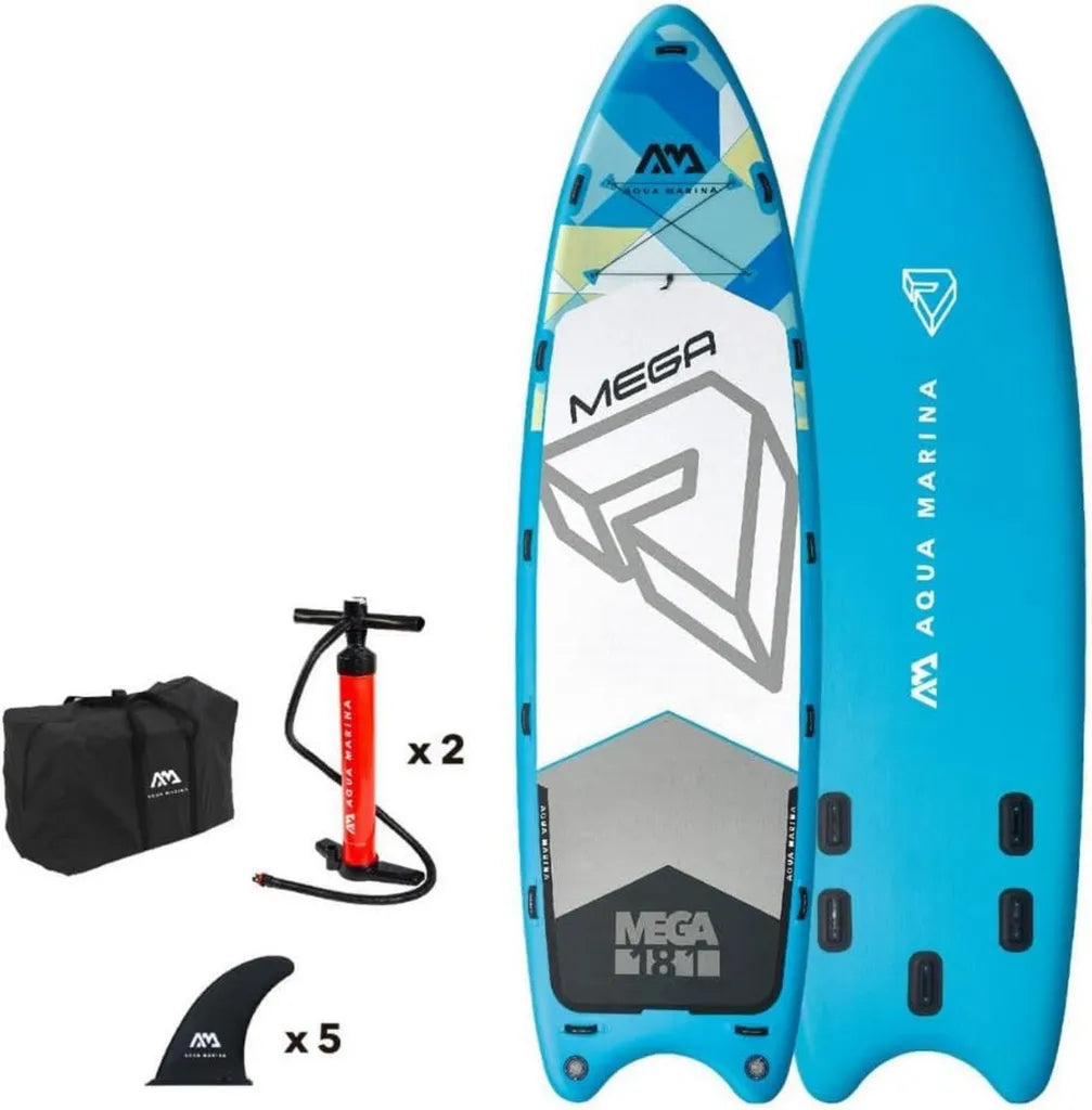 Aqua Marina Planche de SUP Gonflable Mega, Adulte Unisexe, Bleu Unique