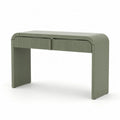 Console en bois clair et blanc 120x30x75 cm