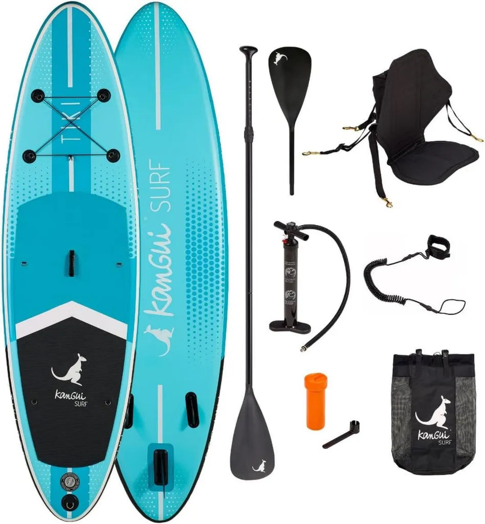 Planche de Paddle Gonflable avec Siège de Kayak, 305cm, TIKI - Kangui