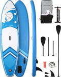 Planche de paddle gonflable 15,2 cm avec accessoires, sac et pompe rapide pour adultes et adolescents