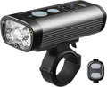 Lampe de Vélo RAVEMEN 2400 Lumens, PR 2400 avec Commande à Distance et Écran OLED, Étanche IPX8, Compatible Route et VTT