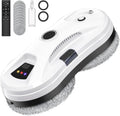 Robot laveur de vitres électrique 5600 Pa avec pulvérisation et télécommande - 10 chiffons inclus