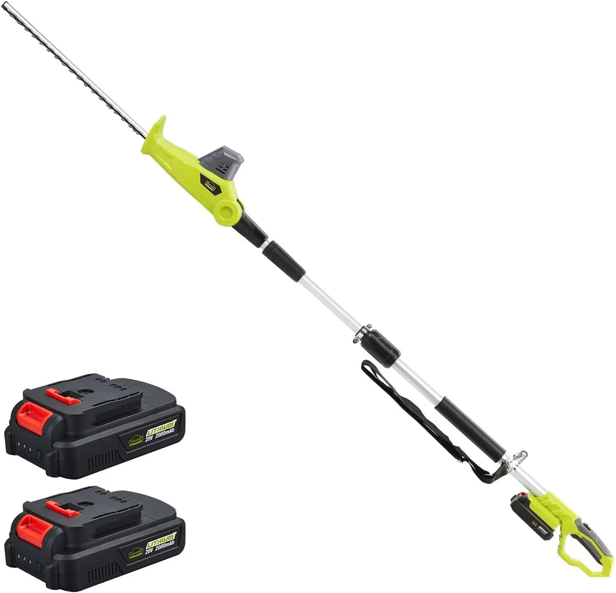 Taille-haies, sans fil, 46 cm, 20 V, 2,0 Ah