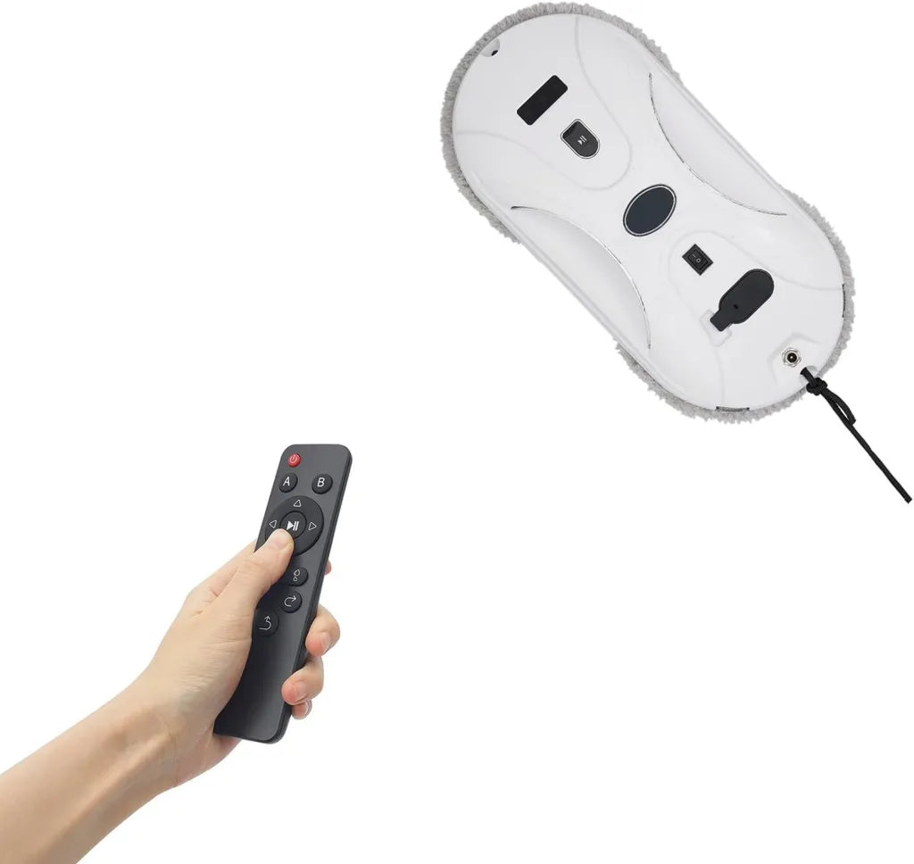 Nettoyeur de vitres robotisé 3000 Pa avec télécommande, navigation automatique et pulvérisation double face