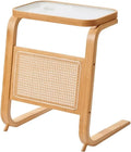 Table d'appoint multifonction avec rangement intégré pour séjour