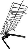 Rôtissoire en fonte polyvalente avec base ajustable pour barbecue argentin (50 x 35 cm)