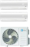 Climatiseur D.Over214, Wi-Fi, Inverter, Climatizzatore Condizionatore Inverter Diloc Over dual split 9+12 9000+12000 Btu In Pompa di Calore D.Over214