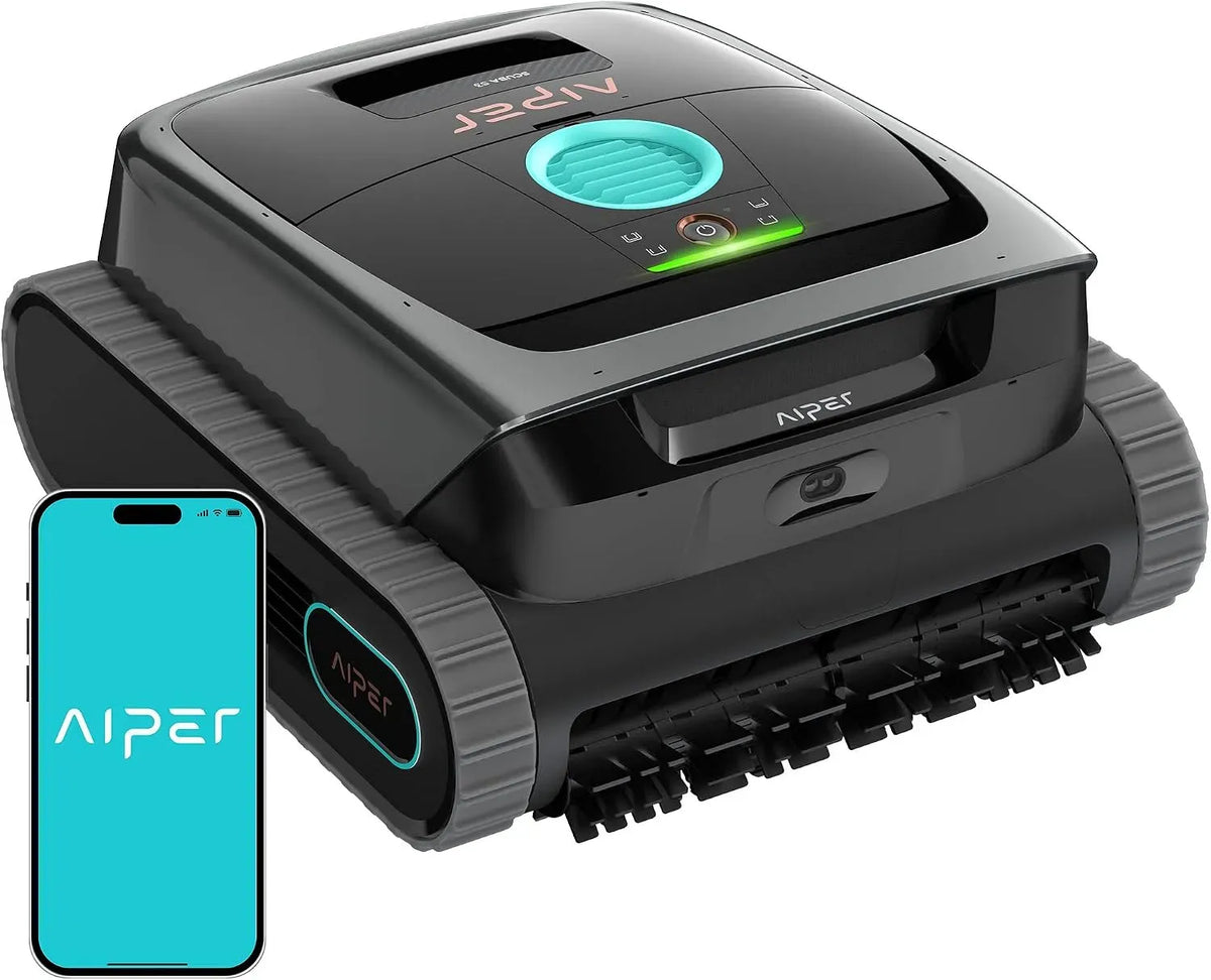 Aspirateur, AIPER Scuba S3 Robot Piscine sans Fil Léger, Plan Hebdomadaire via App, Navigation 11 Capteurs, Nouveau 2026