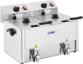 Robinet de cuisine 13D-EGO, 13 L, 250 W, 50 à 190 °C, thermostat, professionnel, restaurant, restauration, acier inoxydable, 2 x 3 250 W, Inox