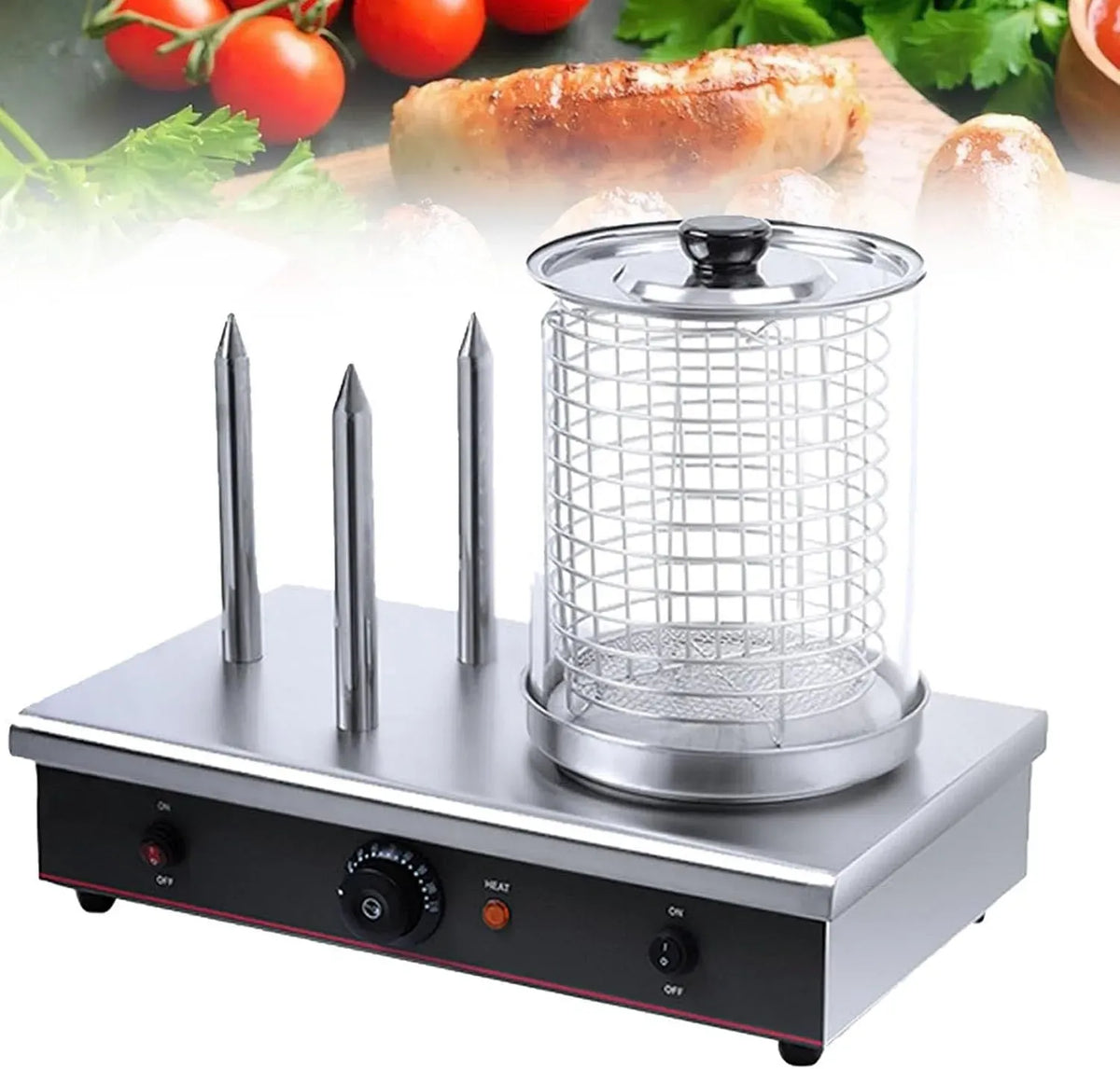 Radiateur électrique, professionnel, acier inoxydable