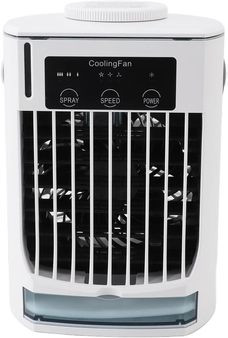 Climatiseur 500ml, portable, grand réservoir, USB, camping, Ventilateur de Refroidissement Réglable pour la Maison