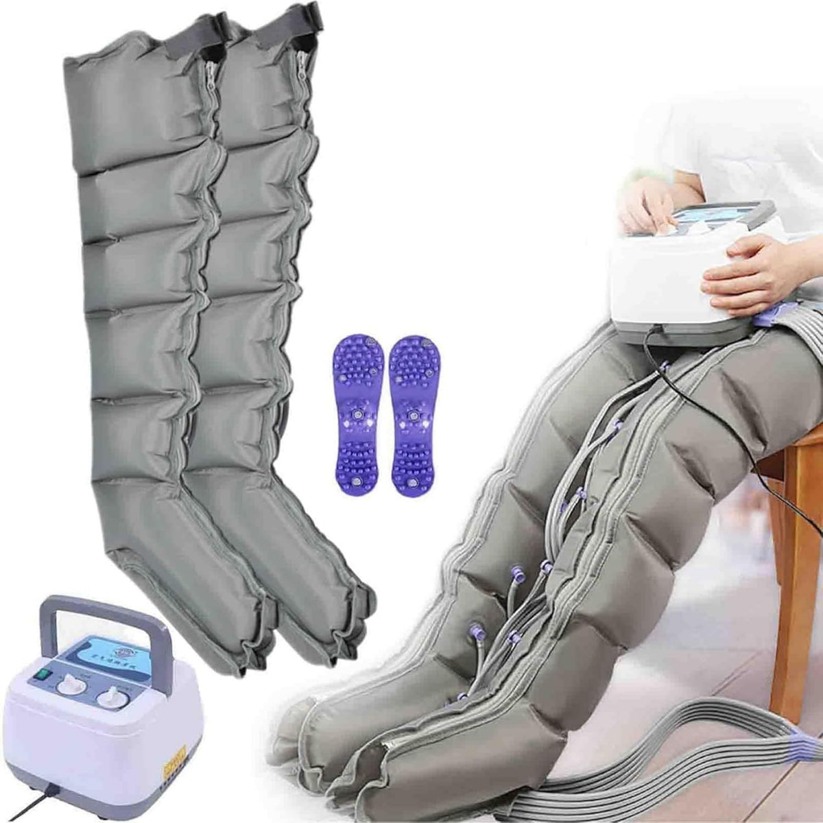 Appareil de massage – massage par compression d'air, réglable