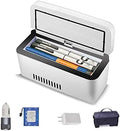 Réfrigérateur médical portable, 2 à 8 °C, USB, écran LCD, transport d'insuline et de médicaments, B-Dualbattery