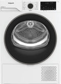 Sèche-linge CHD84MWBSEE, 8 kg, 64 dB, classe énergétique E, silencieux, blanc, Hotpoint - CHD84MWBSEE Sèche-linge Pompe à Chaleur Posable - Capacité 8