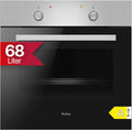 Amica CoolDoor2 Four électrique, 68 L, 4 programmes, encastrable, noir, Parois latérales gaufrées ABE 9410 E, 4 fonctions