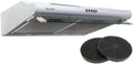 Hotte aspirante m3/h, 60 cm, 240 m3/h, hotte de cuisine, blanc, BELDEKO Hotte Casquette 60 cm Blanc 240 m3/h + 2 Filtres - Marque Française