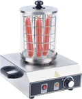 Radiateur électrique, 28 x 26 x 35,5 cm, 350 W, 30 à 85 °C, thermostat, professionnel, acier inoxydable