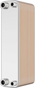 Produit 315 x 73 x 1310 mm, Wiltec Échangeur de chaleur thermique avec 50 plaques, max. 210 kW, 2 l par passe, en Acier inoxydable, pour Eau Solaire