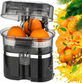 Extracteur de jus, portable, noir, presse-agrumes et extracteur, Extracteur de jus compact automatique à double tête avec moteur haute performance