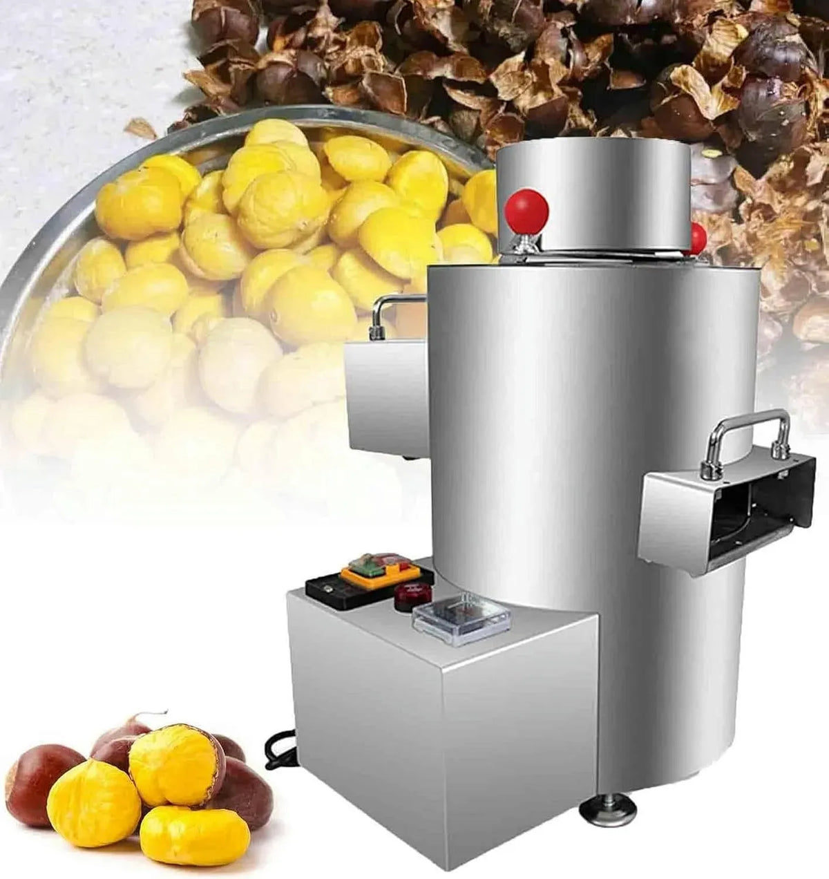 12Knife Machine à éplucher, 200 Kg, professionnel, pour écraser Les Châtaignes