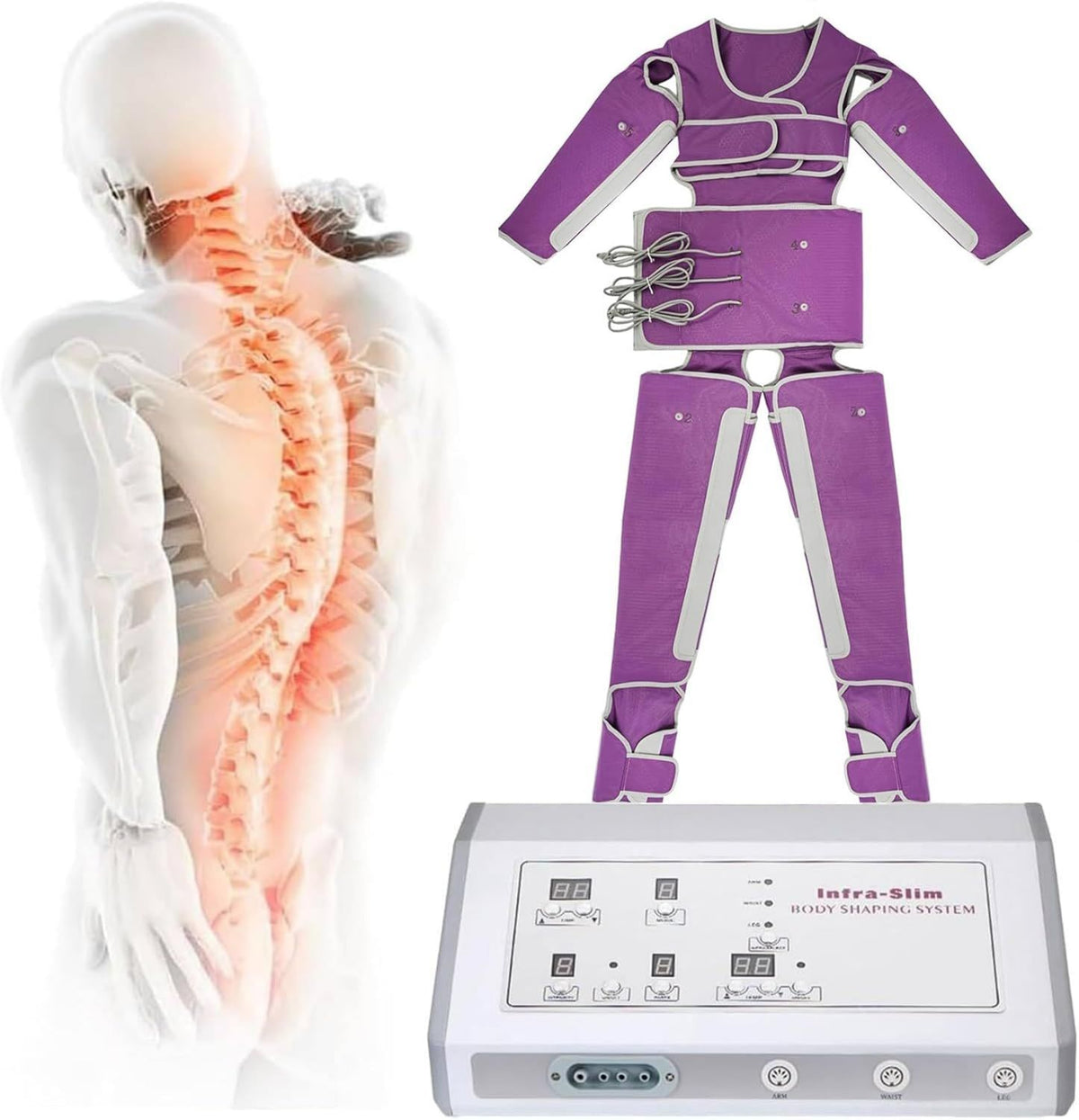 Appareil de massage: massage par compression d'air, usage à domicile, usage professionnel