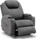 Fauteuil de massage: réglable, gris