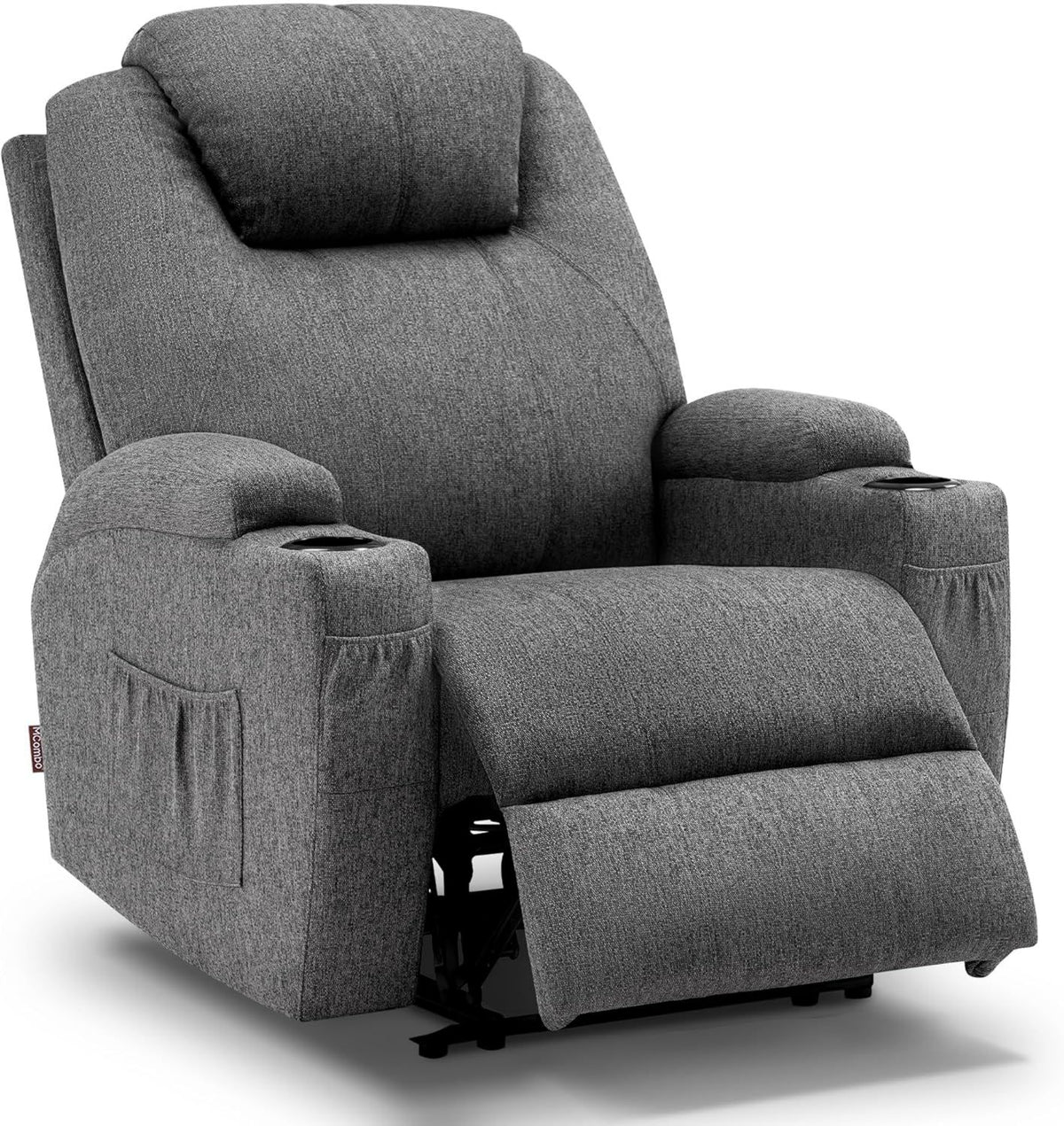 Fauteuil de massage: réglable, gris