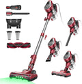 Aspirateur 600W/60Kpa, 600 W, Cable de 7 m, appareil électrique d'aspiration, Vexilar C8 Aspirateur Balai avec Fil