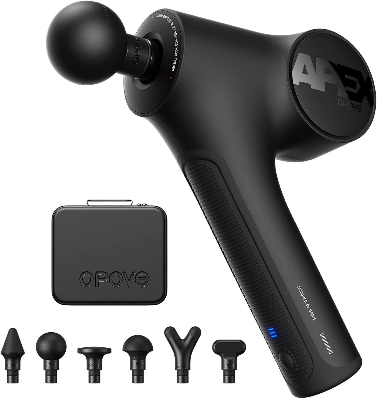 Pistolet de massage – usage professionnel, 5mm, noir, OPOVE