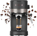 Black+Decker BXCO1100E Machine à expresso, 1,4 L, 1100 W, 3 programmes, grand réservoir, vapeur, amovible, noir, 20 Bars de Pression, 3 Fonctions