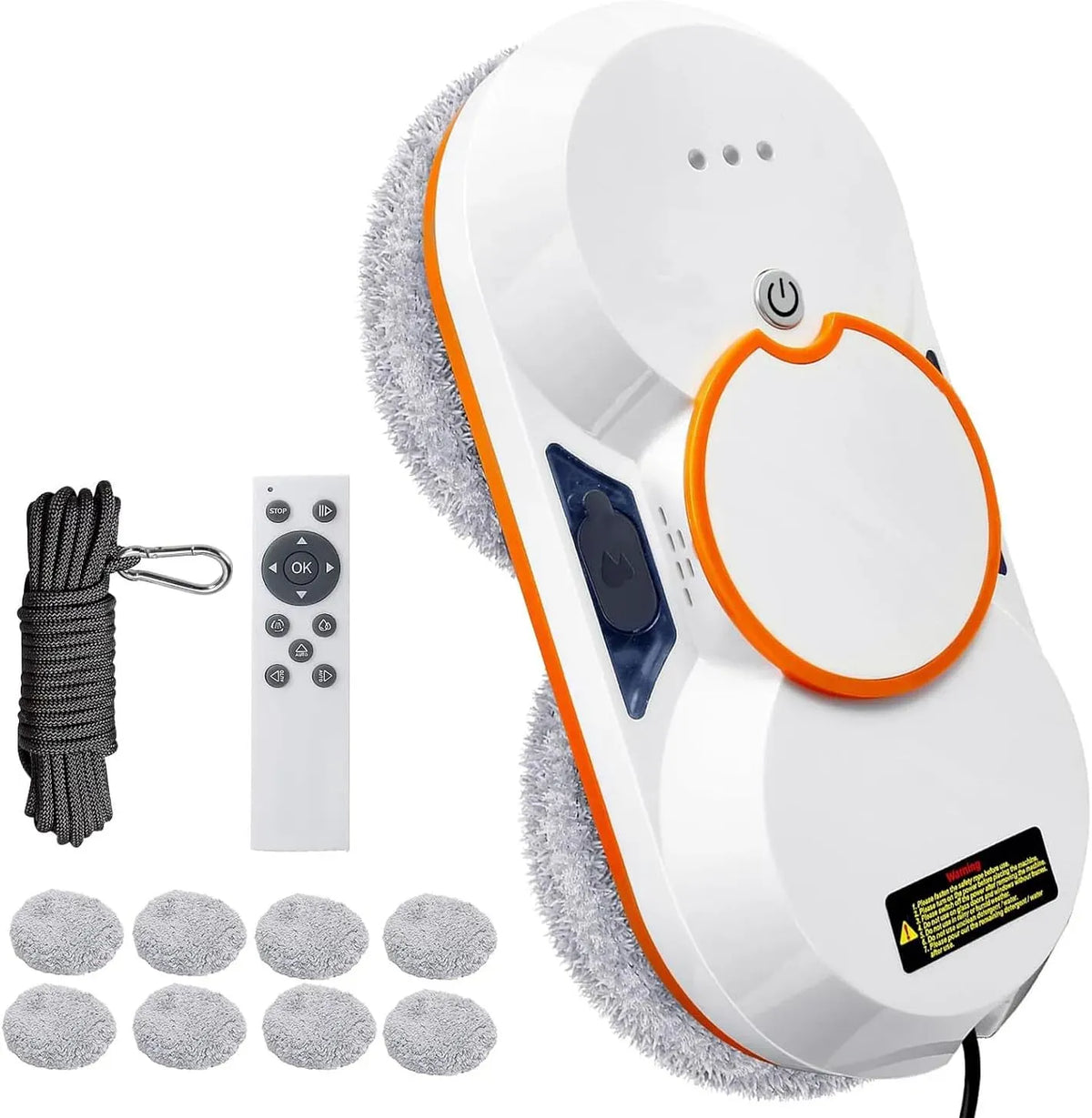 robot aspirateur laveur, Nettoyeur, 60 ml, extérieur, grand réservoir, pour FenêTres IntéRieures ExtéRieures