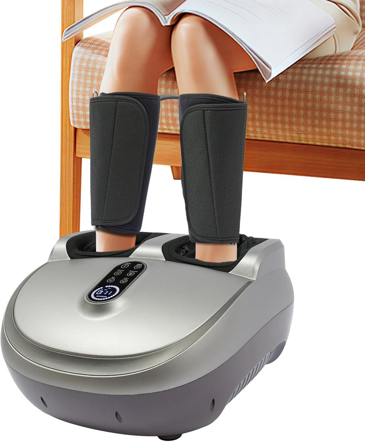 Appareil de massage - pour pieds et jambes, avec chauffage, usage à domicile, 60 W