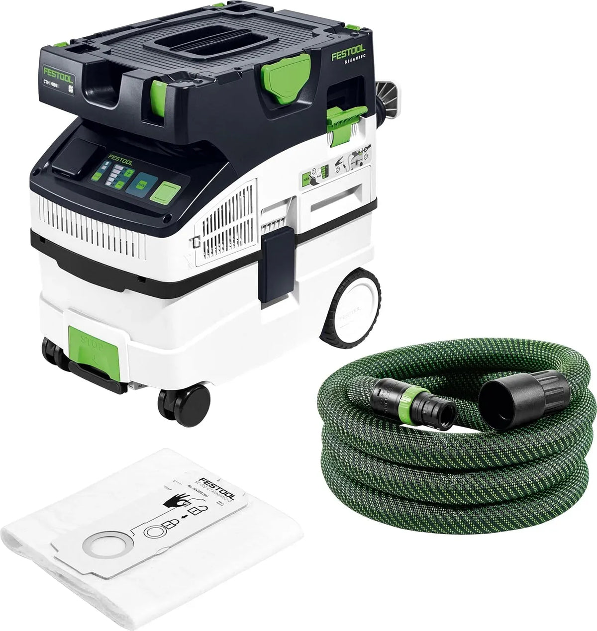 Aspirateur, industriel, appareil électrique d'aspiration, Festool Aspirateur CLEANTEC CTM MIDI I