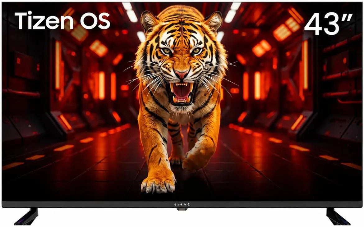 Samsung Elegance Smart TV, 43 pouces, 3 HDMI, téléviseur, Tizen OS, triple tuner DVB-T2, S2, son Dolby, USB, Wi-Fi, Full HD, enregistrement PVR