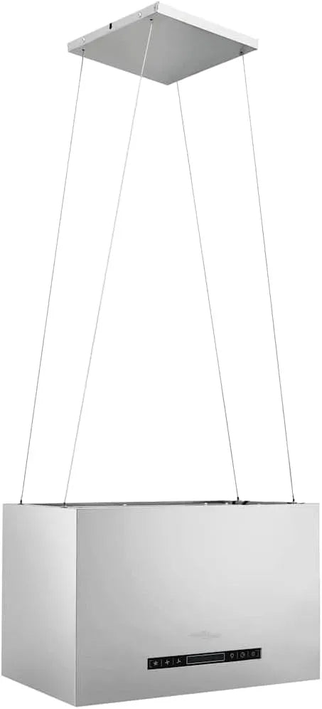 Hotte aspirante, 55 cm, hotte de cuisine, tactile, écran LCD, acier inoxydable, Hotte îlot Aspirante